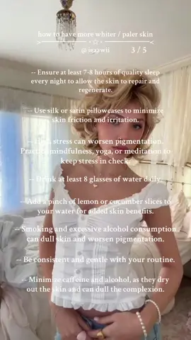 ♡ - how to have whiter / paler skin - #igaawii #advices #forgirls #tips #beauty #girl #girls #tips #beauty #forboys #thatgirl #foryoupage #foryou #fyp #fypシ #trending #followme #fypage #explorepage #foryourpage #tiktok #fypchallenge #viral #trend #explore #viralvideos #viralpost #follow #like #fyou #comment #exploremore #share 
