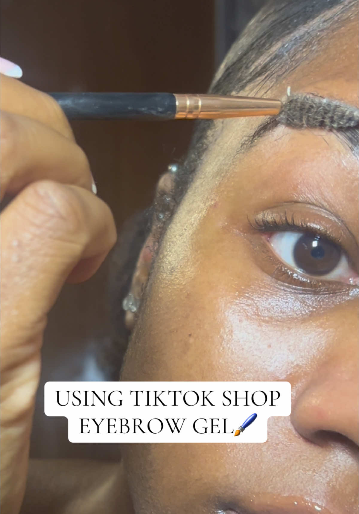 So I’ve been using this eyebrow gel from tiktok shop for a minute now and it’s absolutely great🔥  Definitely cost effective and even if your eyebrows aren’t done like mine are, it still works just as fine! #eyebrowgel #tiktokshop #fyp #makeup #eyebrows #tiktok #blackgirlmakeup 