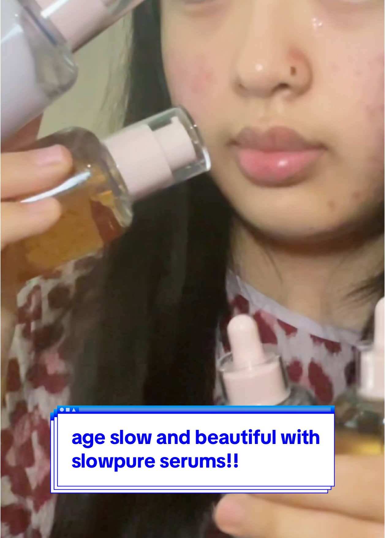 unlike other brands’ serums, @slowpure 4 serums contain a variety of antioxidants and extracted water (not just purified water) to maximize the efficacy of slow-aging!! their serums have made me feel waay more confident my skin, helping smooth out or tighten and saggy or wrinkled skin!! would defintely recommend to anyone looking to get the most of their money for anti-aging serums!!  #viral #trending #fyp #shadowbanned #koreanbeauty #kbeauty #beauty #kskincare #koreanskincare #skincare #slowpure #slowaging #slowliving #youareagingslow #Inverted 