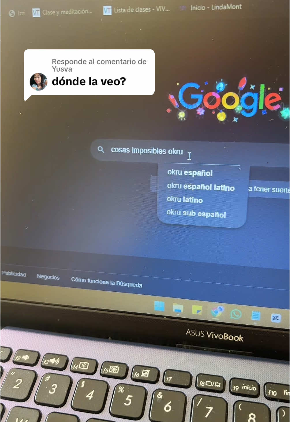 Respuesta a @Yusva en okru puedes ver casi cualquier película. Solo con que esté. NO HAY SPAM NI VIRUS NI ANUNCIOS