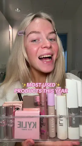 my most used makeup products this year!! 💖 #makeupchallenge #MakeupRoutine #makeuphaul @ELROEL @Tower 28 Beauty @ILIA Beauty 
