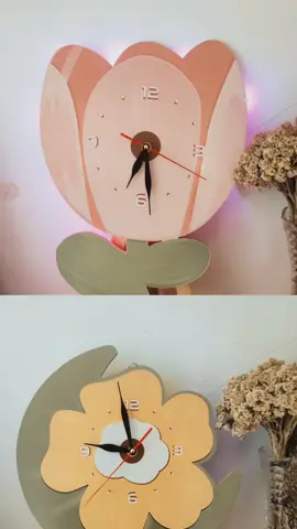 RC 198 jam Dinding BUNGA BOHO AESTETIK LED HOME Sweet Home Hiasan Dinding Ruang Tamu/Kamar Tidur#gilagilajualan #yangkamucari #affiliatetiktok #wibgajian #produk #jamdinding 