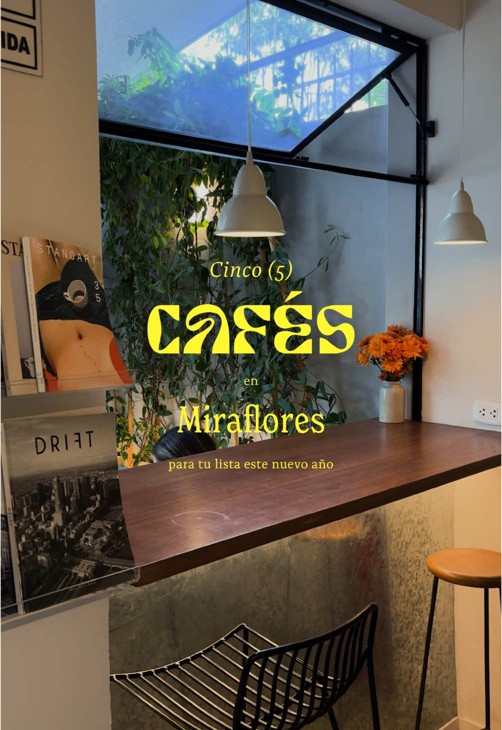 Miraflores tiene tantas cafeterías que se hace difícil visitarlas todas, y mucho menos elegir favoritas. De todos modos aquí les dejo cinco cafés que visité este año y me encantaron. Amarena. Bolognesi 506. Taruka. C. Grimaldo del Solar 265. Senda. C. Alcanfores 348. Punto. C. Piura 1251. Latte Bakery. C. Enrique Palacios 897. #Cafe #cafeterias #cafeteriaslima #cafeteriasbonitas #cafeteriasaesthetic #Aesthetic #cafevlog #planeslima #miraflores