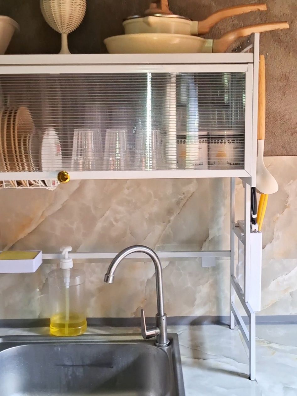 Napaka Elegant talaga nitong Dish Cabinet Rack Organizer na'to🥰 #dishrack #dishrackorganizer #dishrackdrainer 