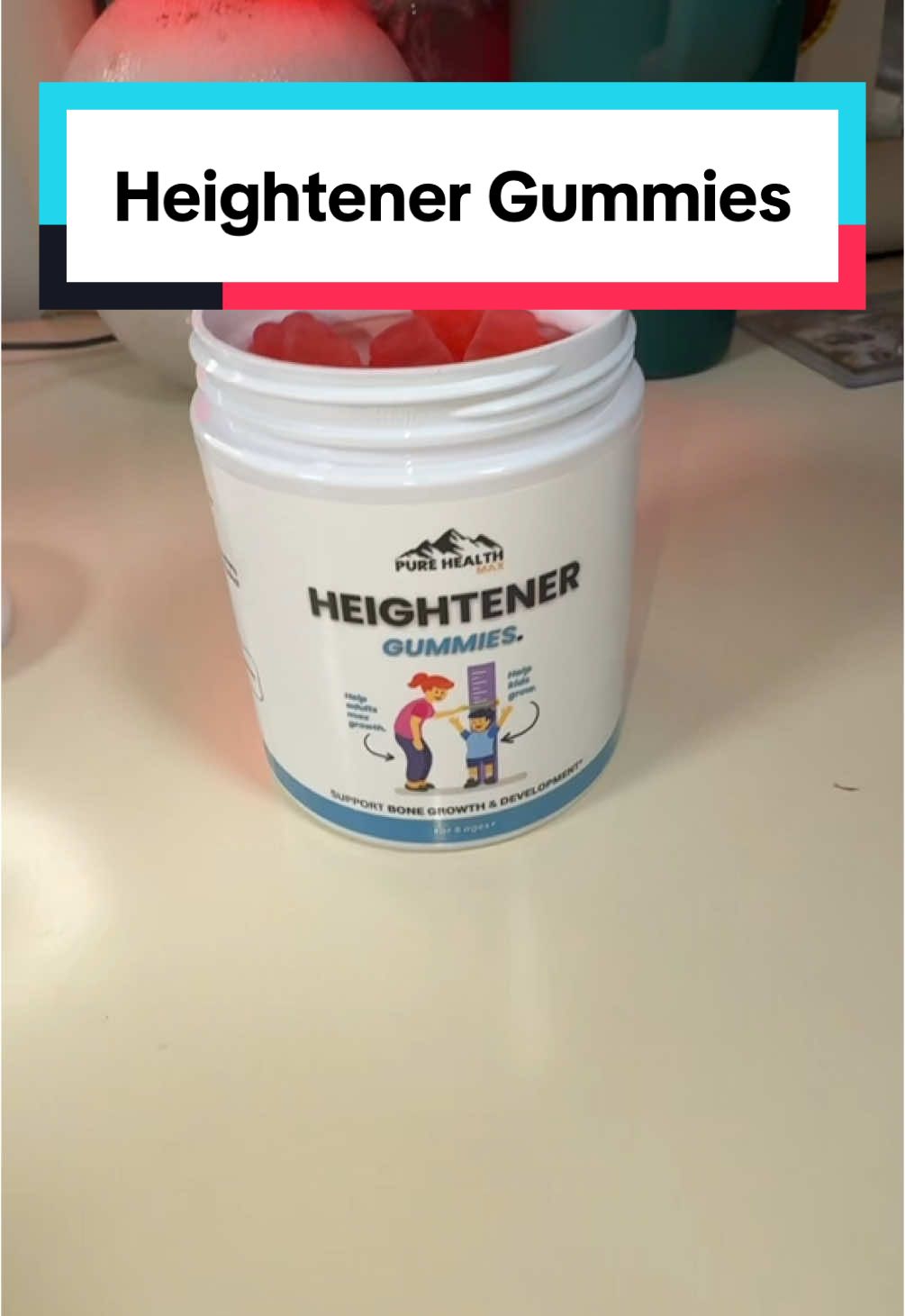 Can’t believe they actually worked #tiktokshop #supplements #heightenergummies #heightener 