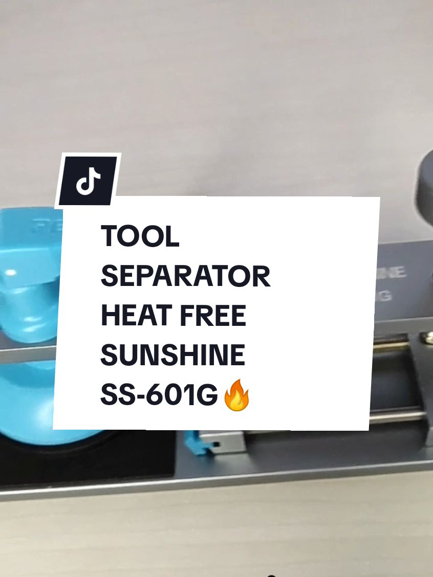 📱🔧 Ingin pisahkan layar handphone tanpa khawatir panas? Tool Separator Sunshine Heat Free SS-601G solusi tepat! Dengan teknologi tanpa panas, kamu bisa buka layar handphone dengan aman dan mudah. ✅🔥 Cocok untuk kamu yang sering melakukan perbaikan atau modifikasi handphone! #fyp #globalsptjambi #separator #heatfree #sunshine #teknisihp #tool #tools #servishp 