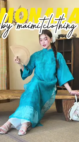 Có mai, có quất, có đào 🌸 Có thêm em nữa, ngọt ngào cả năm ✨#maimitclothing #monana #xh #phoidodep #tết #áodaivietnam #setboxinh 