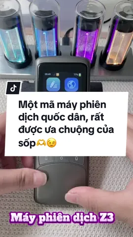 Khi quá khó lựa chọn giữa các dòng máy phiên dịch…thì trải nghiệm với sốp nhé #xuhuong #mayphiendich #dodientuthongminh #maydichthuat #maythongdichngonngu #hocngoaingu #phiendich135ngonngu #z3 
