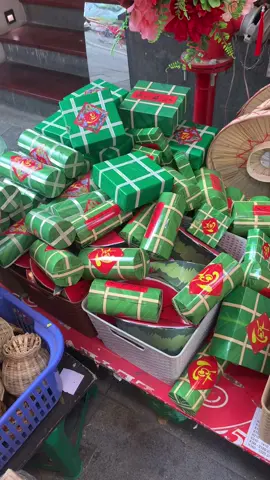 Mô hình bánh chưng bánh tét dưa hấu trang trí tết#trangtritet #samtet #tết #tetvuive #dotrangtritet 