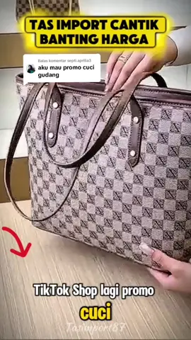 Membalas @septi.aprilia3 promo tas cantik dengan tampilan elegan #tas #tasimport #tasmurah #taswanita 