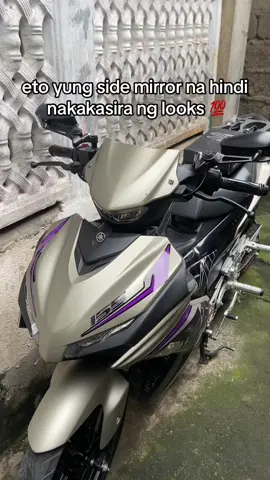 UNIVERSAL NA SIYA KAYA KAHIT ANO MOTOR MO PASOK YAN!! #streetkingsidemirror #streetkingmirror #sidemirror #rearmirror #motorcyclesidemirror #sniper155 #yamahasniper #universalsidemirror