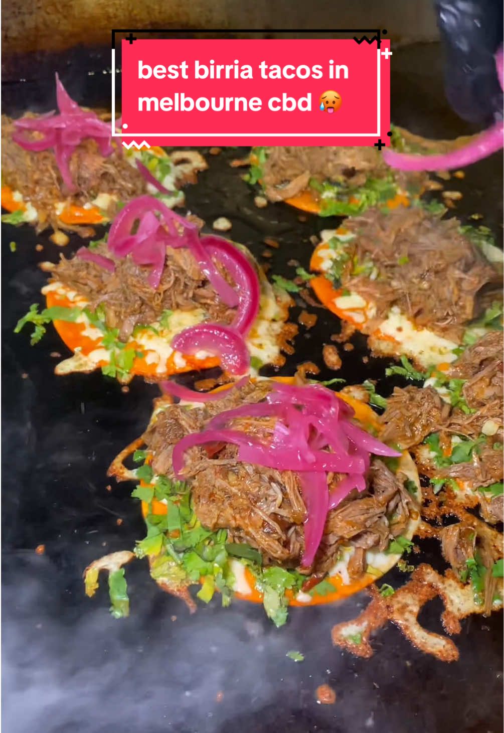 ad | anddd they’re open past midnight on new years eve!! 💥❤️‍🔥 #melbournefood  📍 @Street taste — 136 elizabeth street melbourne (near bourke street mall)  #birriatacos #birriatacosmelbourne #melbournetacos #melbournestreetfood 