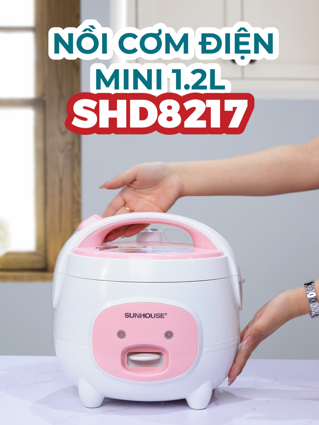 Nồi cơm điện mini Sunhouse SHD8217 #sunhouse #sale #ưuđãi #giadung #shd8217 #sứckhoẻ