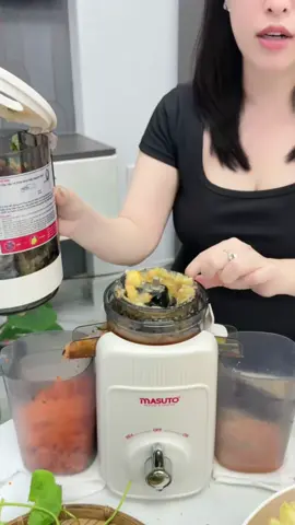 Máy ép chậm Masuto - ép nguyên quả kiệt bả dung tích 0,6L, bảo hàng 1 năm #mayepcham #masuto #xuhuong #review 