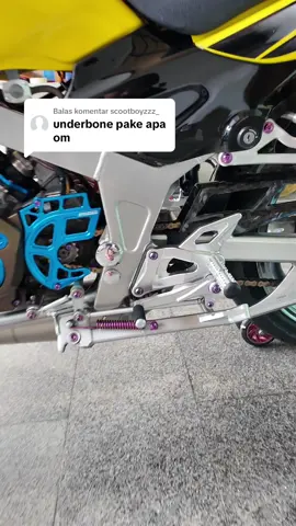 Membalas @scootboyzzz_ underbone pilihan buat ninja R/SS. #modifikasininja #underboneninja 