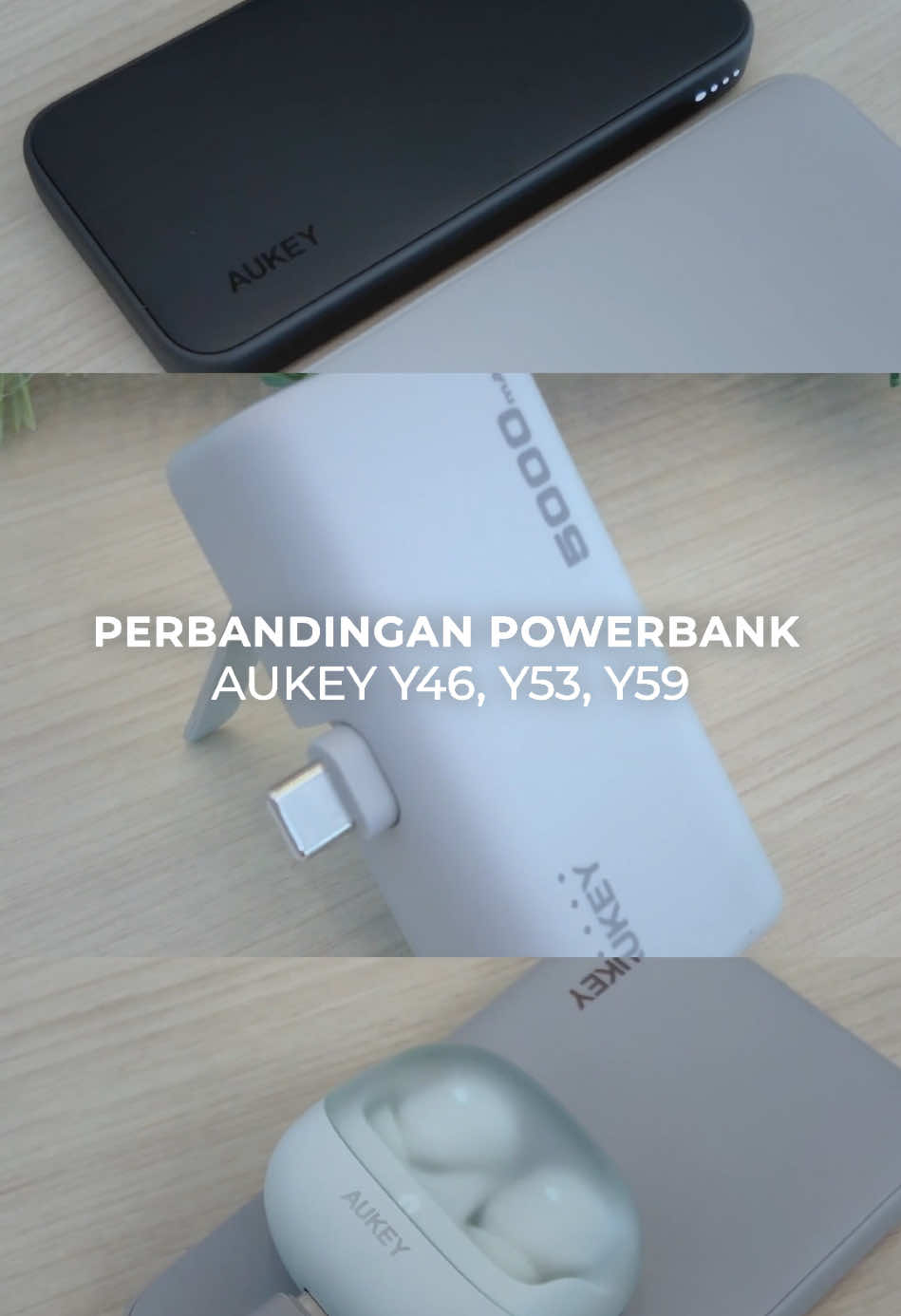Jangan bingung lagi ya pilih powerbank , pilih aja yg sesuai kebutuhanmu !  #aukeyindonesia #aukey #aukey_indonesia #unlockmore #aukeyunlockmore #cable #wirelesscharging #powerstation #powerbank #magfusion #tws #smartwatch #traveladapter #adapter 