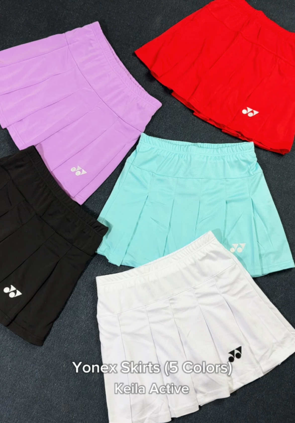 Yonex Skirts (5 colors) + 10% OFF Available in stock  📥 Chat with us for order  #trending #yonex #skirts #womenskirts #cambodia #phnompenhcity #fypシ゚viral 