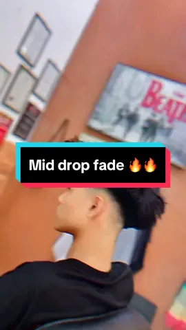 Mid drop fade V 🙏🔥 #middropfade #barbershop 