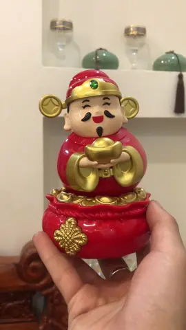 Tượng thần tài lắc lư trang trí Tết 2025 #xuhuong #viral #tiktoktet #muataitiktokshop #decor #tuongthantaidecor #quochung 