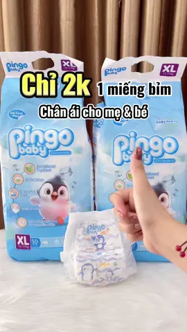2k một miếng bỉm Pingo Baby đúng chân ái của mẹ bỉm luôn á mấy chị, mỏng, nhẹ, thấm hút tốt, giá lại quá rẻ, các mom nên thử trải nghiệm dòng bỉm này nha  #mebimsua #mecapy94 #mebimreview #bimpingobaby #pingobaby 