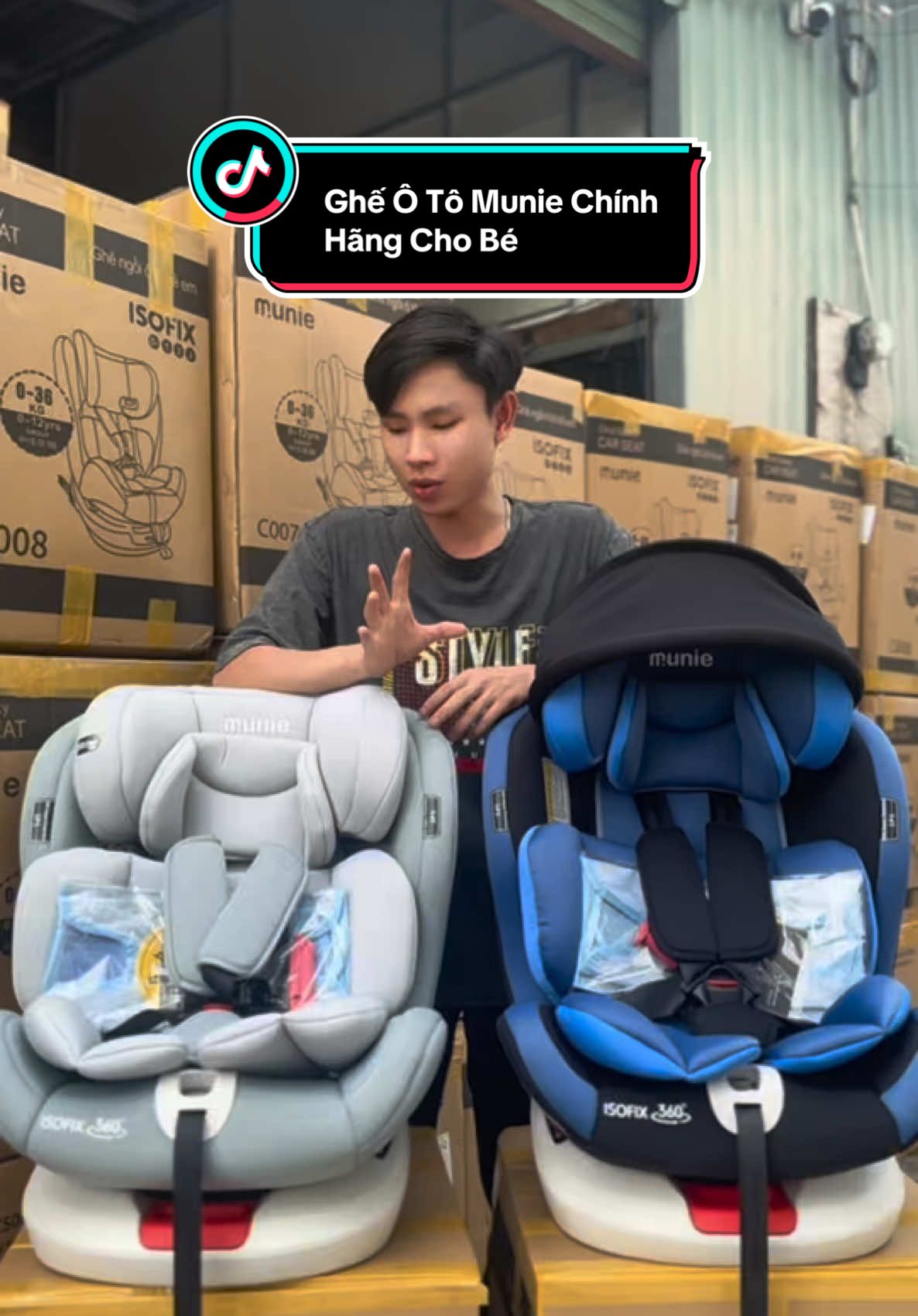 Ghế Ô Tô Munie Chính Hãng Cho Bé Có Khóa Chốt An Toàn, Có Isofix Tiện Dụng #viraltiktok #viral #xuhuong #dochoichobe #xuhuongtiktok #xuhuong2024 #dochoichobeyeu2022 #munie #ghengoiotochobe #dochoitreem