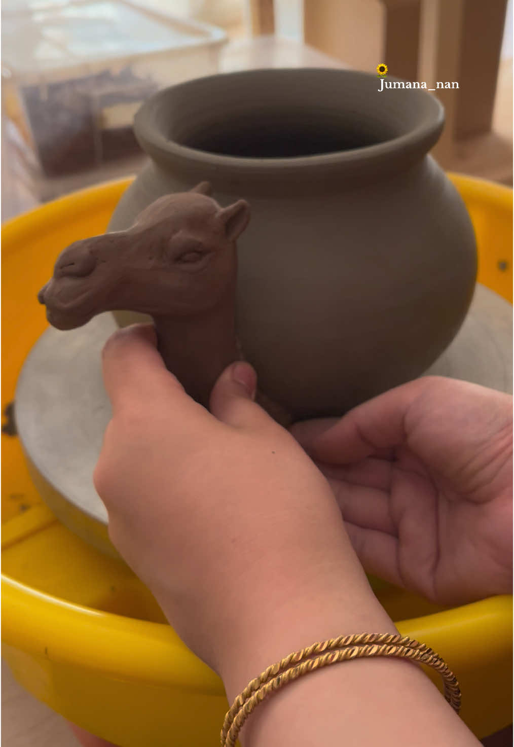 ✨🐪🏺✨.. #طين #فخار #خزف #clay #clayart #clayarts #fypシ 