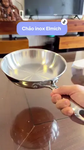 Chảo inox Elmich Trimax đáy liền thân 3 lớp #elmich #chaoinox #chaoinoxelmich 