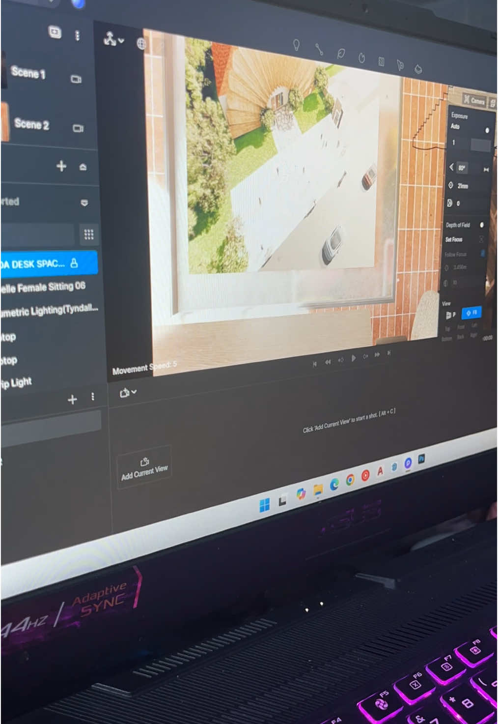 🫂🫂 laptop kuat #interiordesign #interiordesignstudent #fyp #d5render #workflow #desaininterior #render 