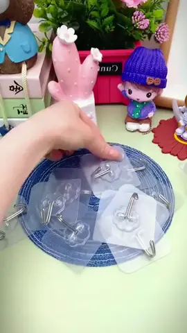 600ksh *10PCS  Transparent Stainless Steel Strong Self Adhesive Hooks Key Storage Hanger for Kitchen Bathroom Door Wall Multi-Function #viralkenya #creatorsearchinsights #kenyantiktok🇰🇪 #householditems #goviral 