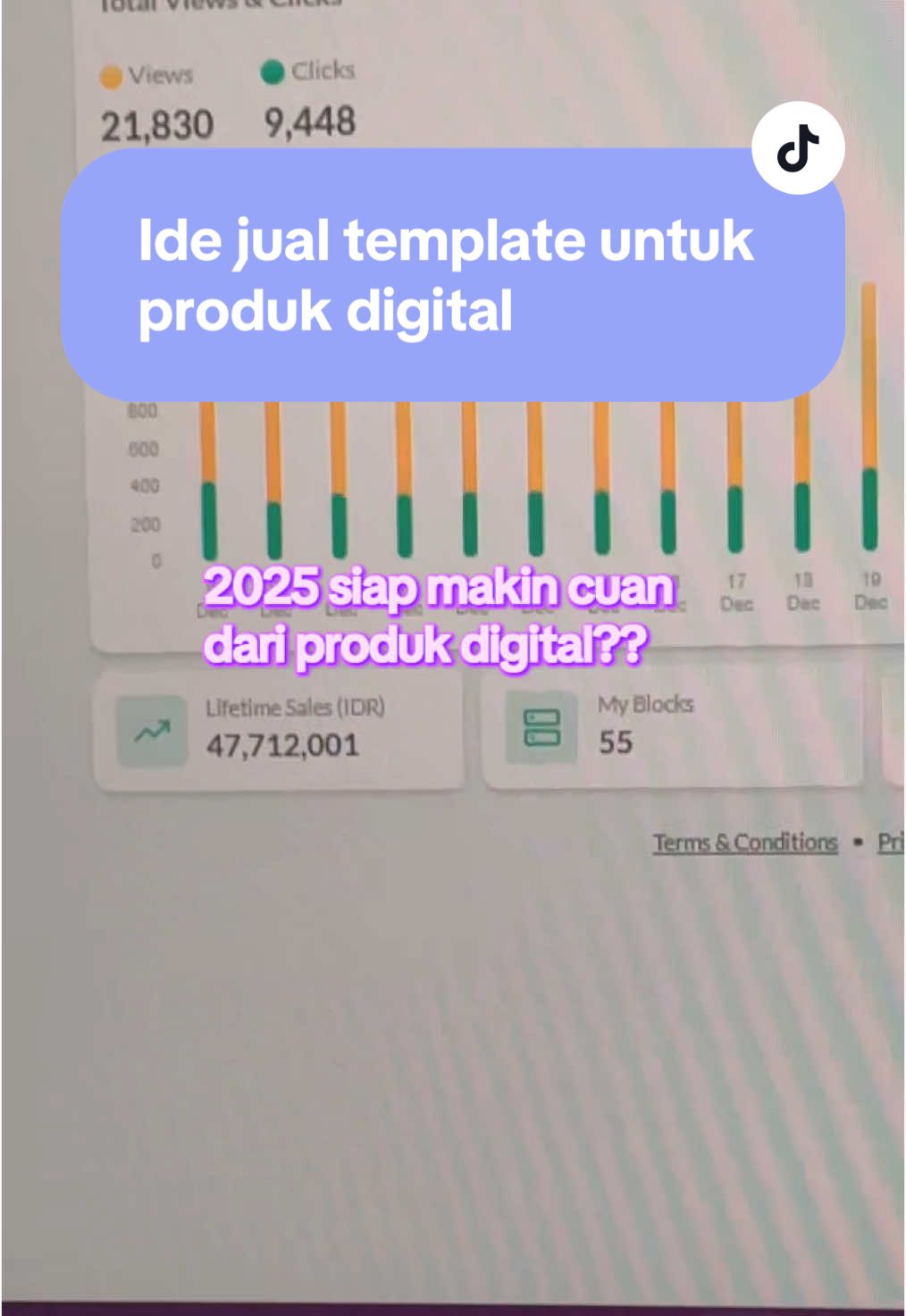 nih aku kasi ide buat cuanin desain template untuk kebutuhan jual produk digital ✨ GOOD LUCK #creatorsearchinsights 