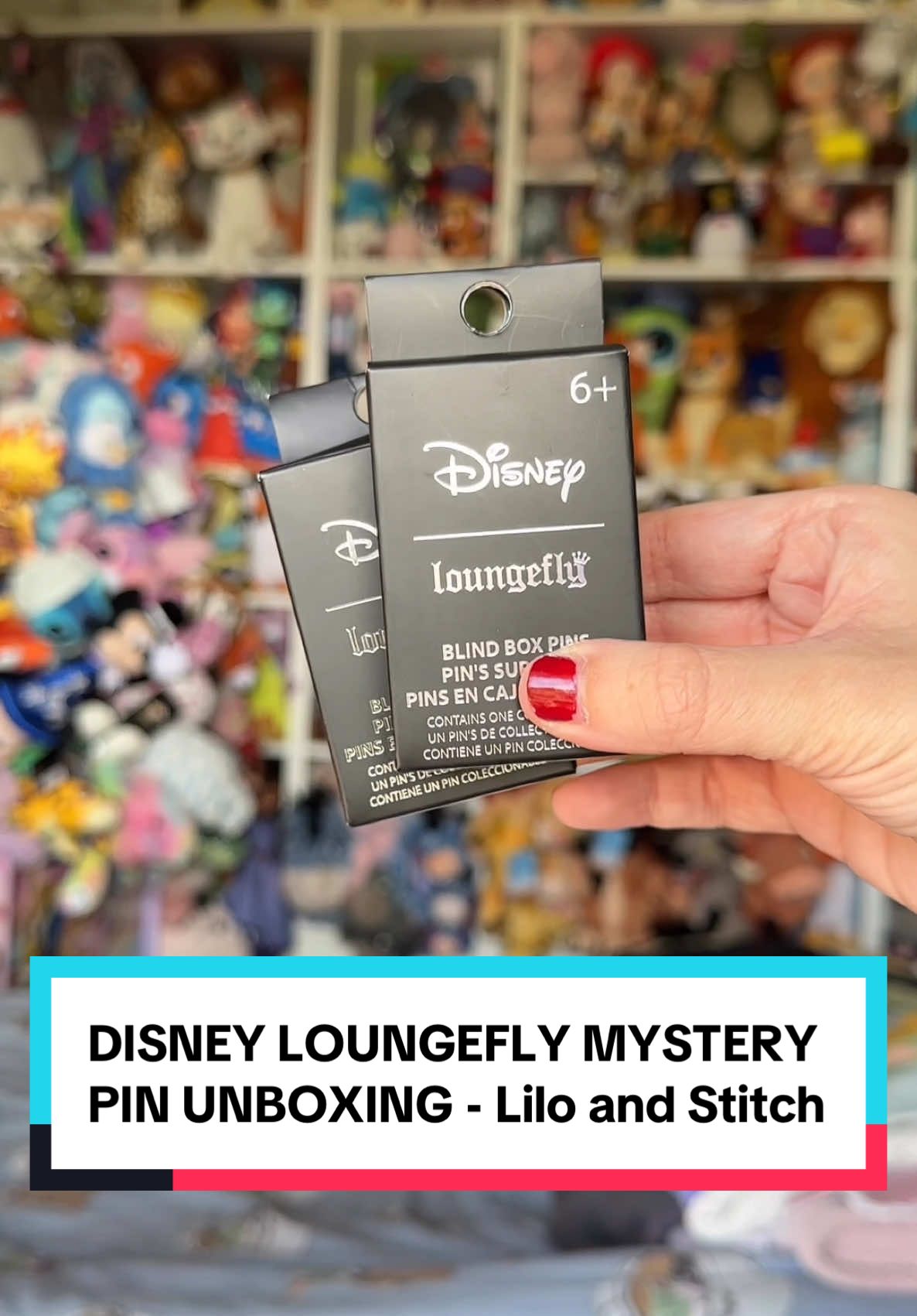 Disney Loungefly mystery pin unboxing - lilo and stitch 💫  #disneyunboxing #elzsmart #mysterybox 