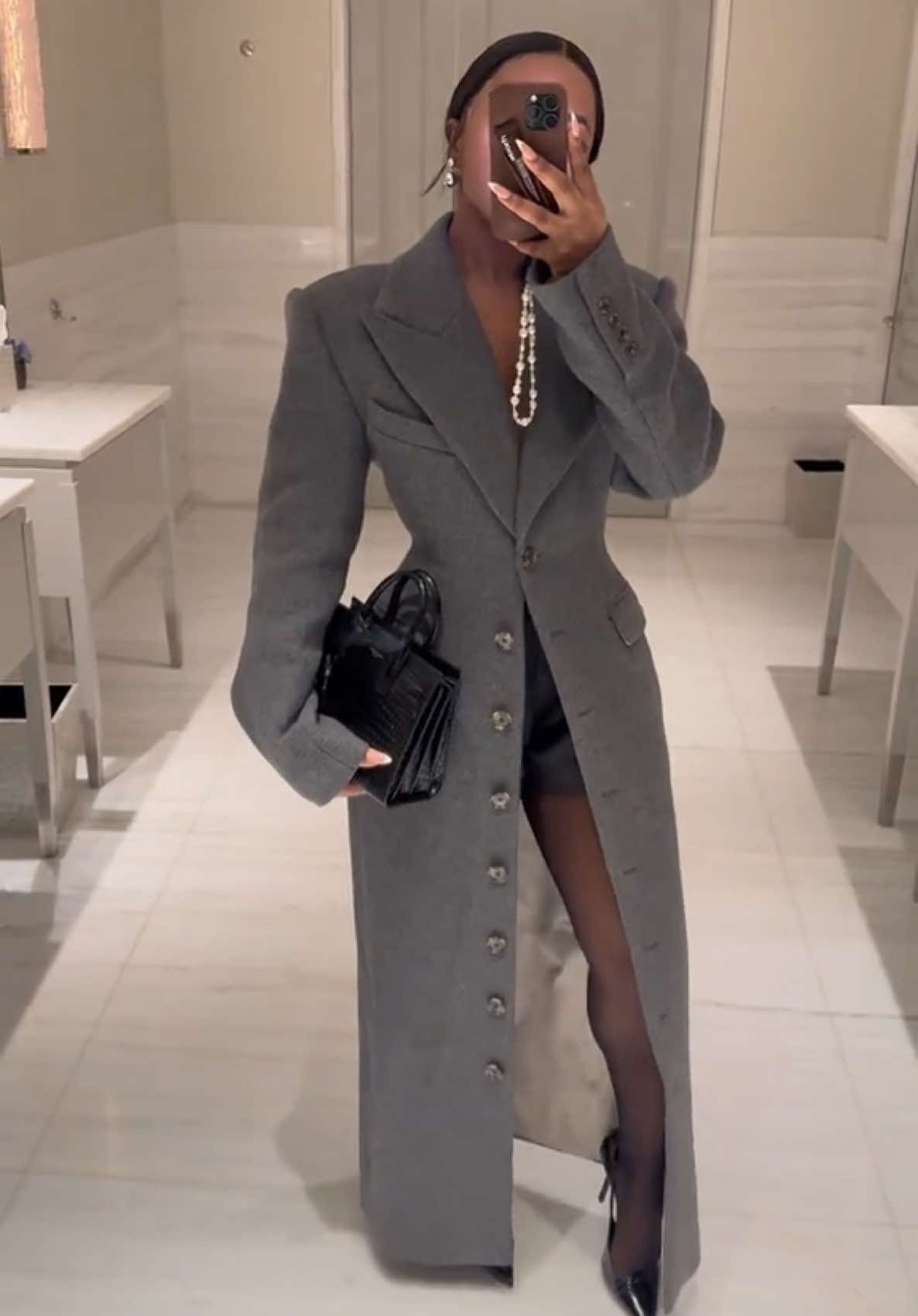 Obsessed with this coat! 🥺 @Revolve @FWRD #OOTD #fashiontiktok 