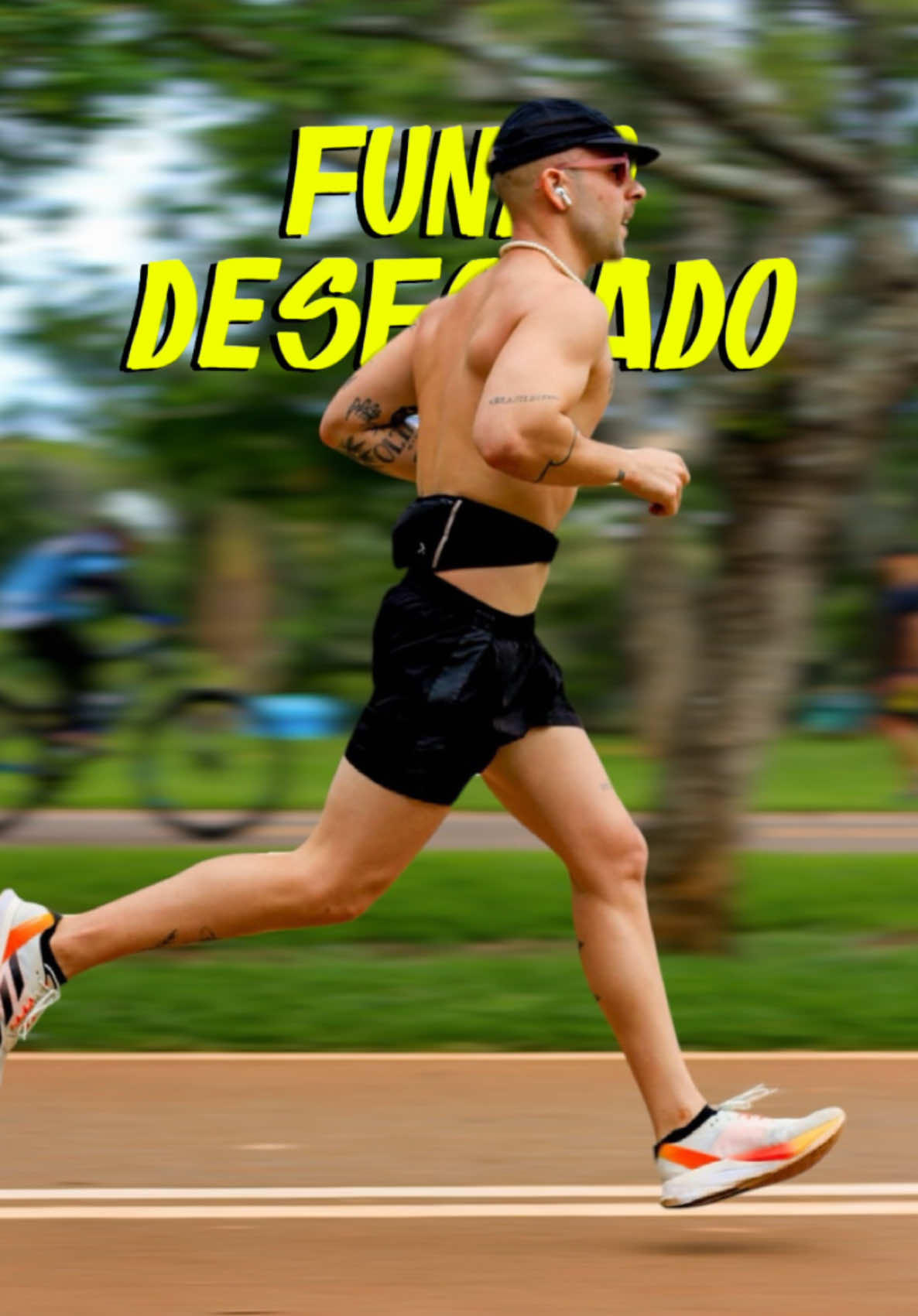 Jeito fácil pra estilizar suas fotos de corrida! Fica interessante, né? O nome do app é “PHOTOROOM”. #photoroom #corridaperfeita