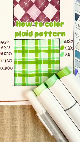 How to color plaid pattern 🌿 #coloringbook #adultcoloringbook #cozycoloring #coloringforfun #cozyspacecoloring #coloringtutorial #coloringtips 