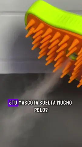 ¿Te quedaste sin el tuyo? Apúrate que vuelan!   Este cepillo a vapor no solo cuida su pelaje, también les da un momento de relax con su vapor! En pocas pasadas, elimina todo el pelo suelto! deja su piel limpia y su pelaje brillante✨️🐾 Ahora es tu momento...  Consultanos 📩 #cepillo #vapor #petshop #perro #gato #fyp #paratiii #tik_tok #video #viral_video #ingresos #novedades 