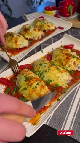 سوفلي اللحم غراتيني 😍 @AMOUR-عمور  #gratin #soufle 
