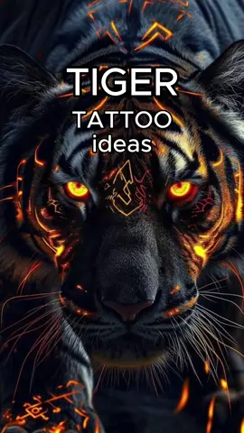 TIGER tattoo ideas 🔥  #tigertattoo #tattooideas #tattoo #tattooartist #aesthetic #fyp 