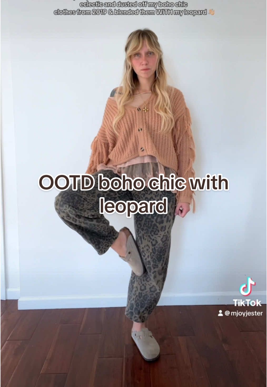 OOTD is when fast fashion says throw out your leopard because it’s cringe & Isabel Marant boho chic is back. I say blend it together to make your own trend. Do y’all blend styles? Sweater-@Three Bird Nest  pants-@TikTok Shop 🇺🇸 lace tee-@umgeeusa shoes-@Free People #fyp #fyppppppppppppppppppppppp #fashiontiktok #ootdinspo #outfitideas #outfits #trending #viralvideo #creatorsearchinsights #us 