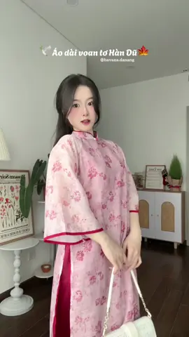 Áo dài Hàn Dũ nhà @Havana 🌸💫 #tet #goclamdep #phoidoxinh #xuhuong #viral #outfit #fyp #review #reviewlamdep #OOTD #trending #aodai #aodaitet #havanadanang #tet2025 