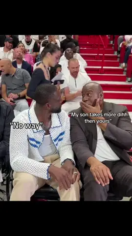 Looks hella accurate #dwyanewade #magicjohnson #fyp #fypシ #viral 