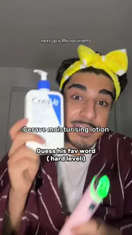 Guess his fav word #abdullah #beautyinfluencer #favorite #funny #fypp #niacinamide 