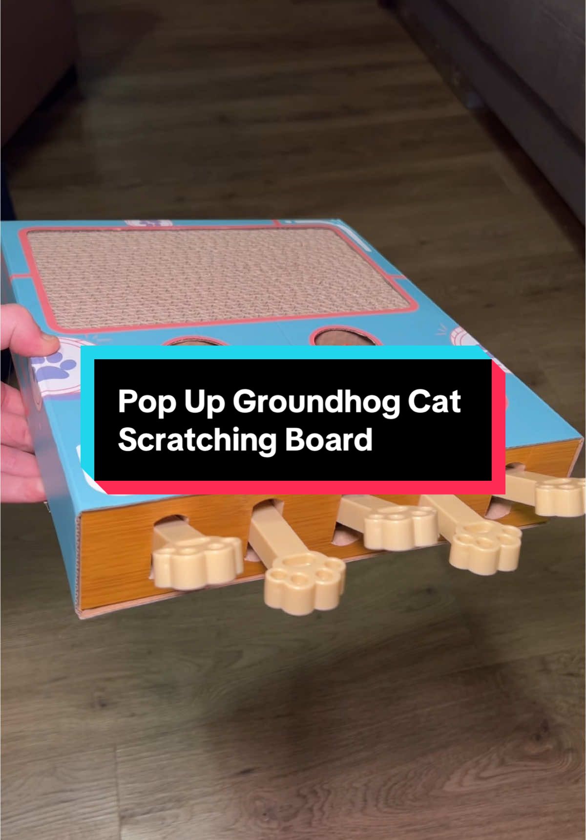 What is your cats favorite toy? 🧸  #pettoy #groundhog #catscratch #boardtoy #catinteractivetoy #interactive #toy #catlover #cardboard #cute #playwithcat #cattok #scratchboard #funny #tiktokshop #tiktokshopfinds #fyp #trending #viralproducts 