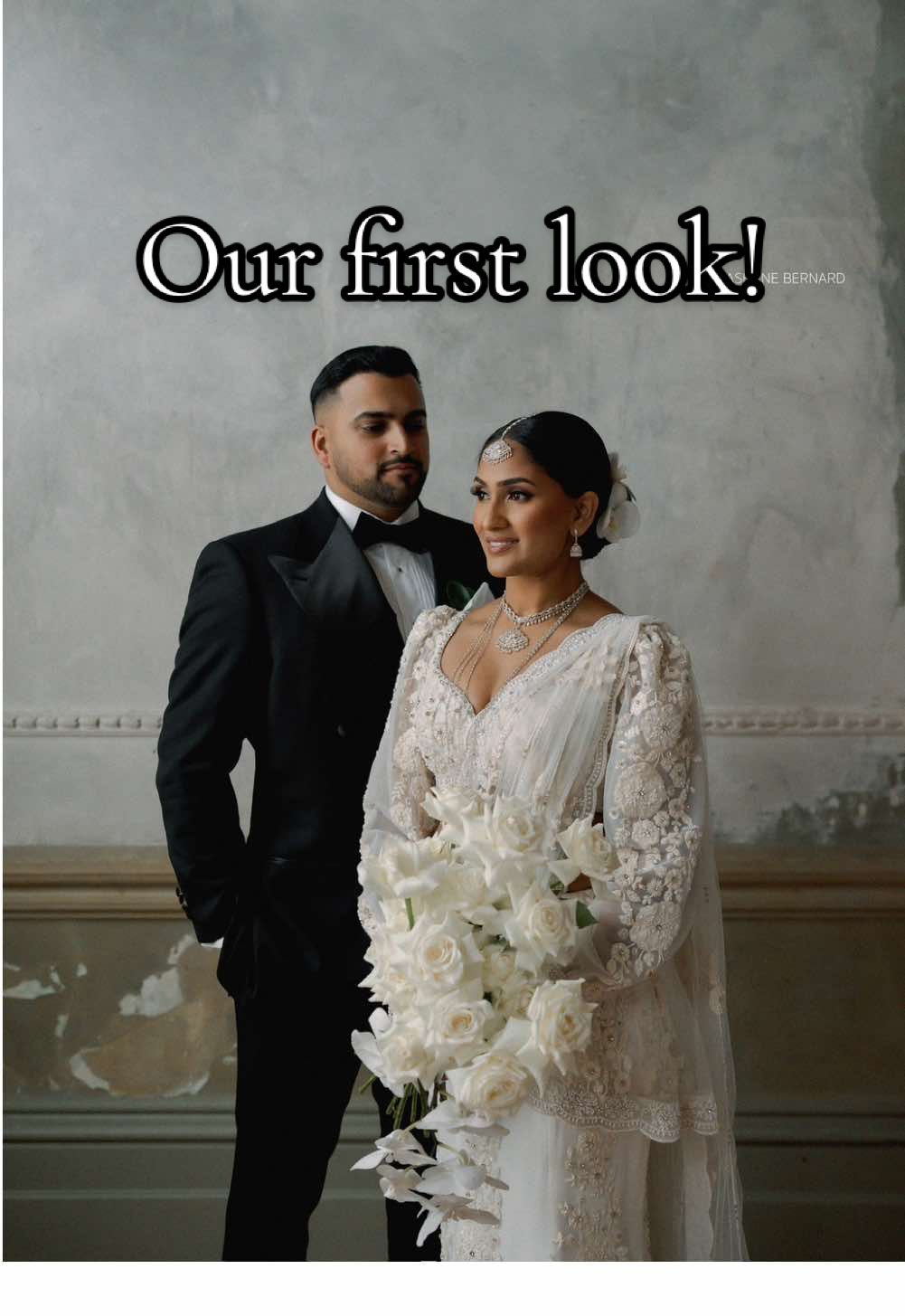 The nerves were REAL, but I was so excited to see my hubby to be! Thank you @FilmswSaanya for capturing these raw moments! 🥹 Couldn’t be happier with the masterpiece #aslamhussein custom made for me! Hubby looking incredible in a custom tailored suit by #oscarhunttailors  #kandyanwedding #weddingmelbourne #makeupbyimasha #shevanjphotography  @Vogue Australia 