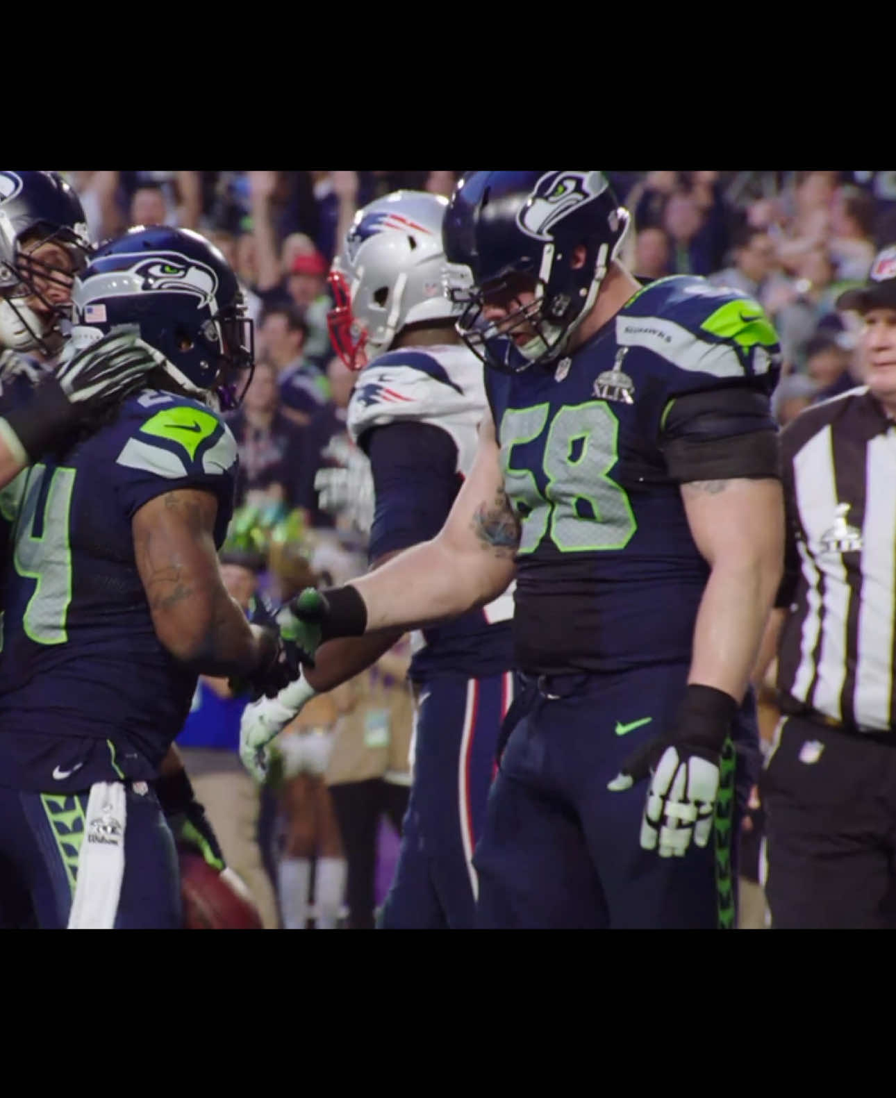 PART 4/68 O LINE HIGHLIGHTS I miss playing Right Tackle. 64 & 68 were a couple of Wrecking Balls❗️ & Blocking for 24 was different… #Timeofmylife #shakehands #RightTackle #Seattle #Seahawks #BeastMode #RookieYear #SuperBowl #JRSweezy #RuntheBall #comPETE #fyp #GoHawks #RUNtheRACE 