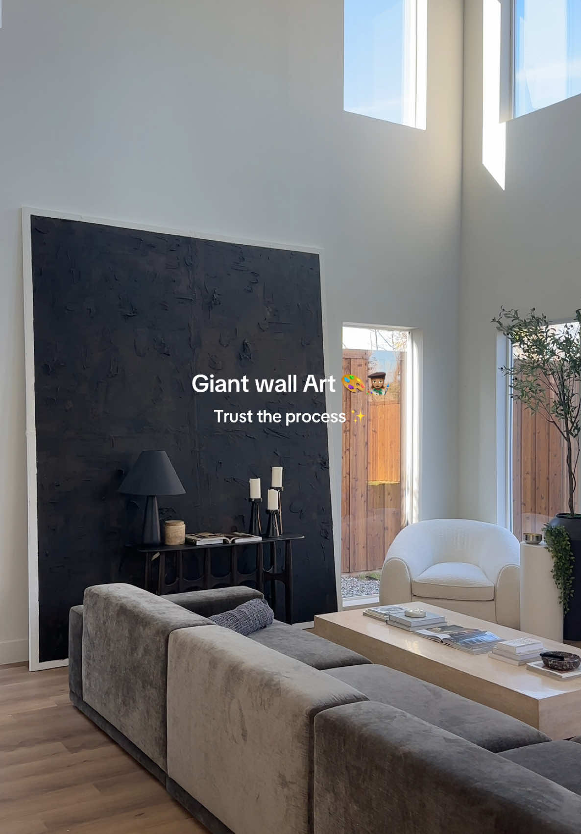 Part 4: 🗣️I TOLD YALL IT WAS GOING TO FIT THROUGH THE DOOR!!! #DIY #diyproject #DIY #diyhomedecor #diyhome #diyart #diywallart #diywallproject #artworkontiktok #ART @The Home Depot @Major Oni 