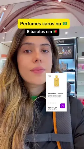 O que você achou dos preços dos perfumes? Me conte aqui nos comentários! 👇🏼 #perfume#portugal#foryou#brasileirosemportugal#fyp#viral#trending 