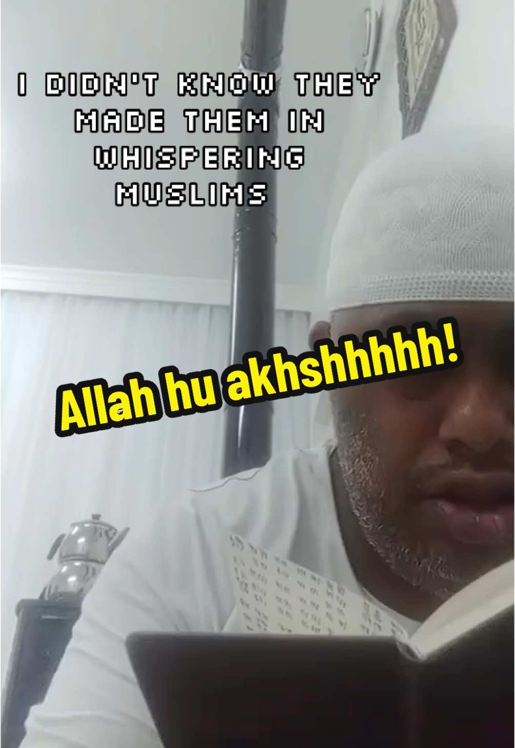 Hey lil mama how you doing? Let me whisper in ya ear, allah hu akhbar is what I know you want to hear. #allahhuakbar #worstoftiktok #downsyndrome #downsy 