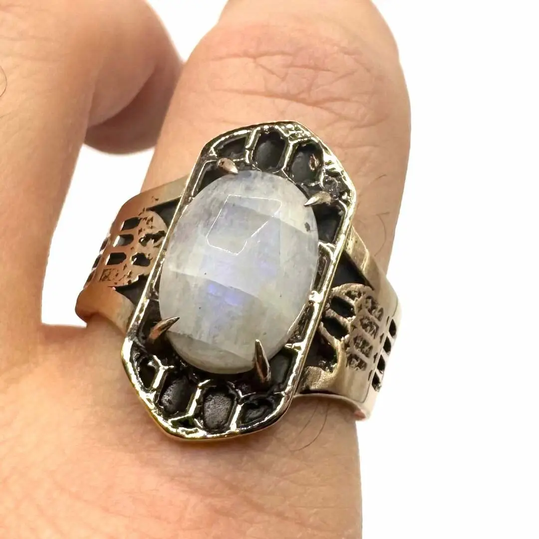 Our Dark Deals are here. Which piece will call to you? Moonstone Cathedral Ring in Bronze, $120.00 Don't wait! https://julianthe2nd.com/products/moonstone-cathedral-ring-in-beonze # #Pieces #Gothic #Punk #Punkfashion #Accessories #Exclusive #Fashion #GothicLuxury #Rebel