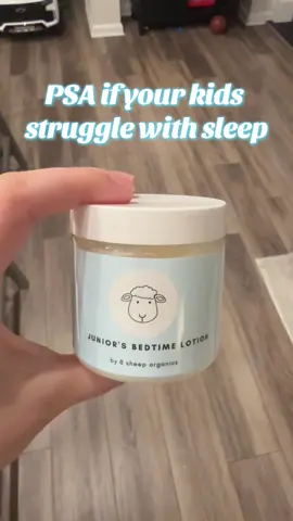 If you have kids that struggle with calming down at night check out this @8 Sheep Organics junior’s bedtime lotion it’s 100% organic made with clean ingredients so you can feel good about using it on their precious skin!  #8sheeporganics #juniorsbedtimelotion #sleep #toddlersleep #infantsleep #toddler #infant #kidsleep #organiclotion #sleepessential #tiktokshopfinds 
