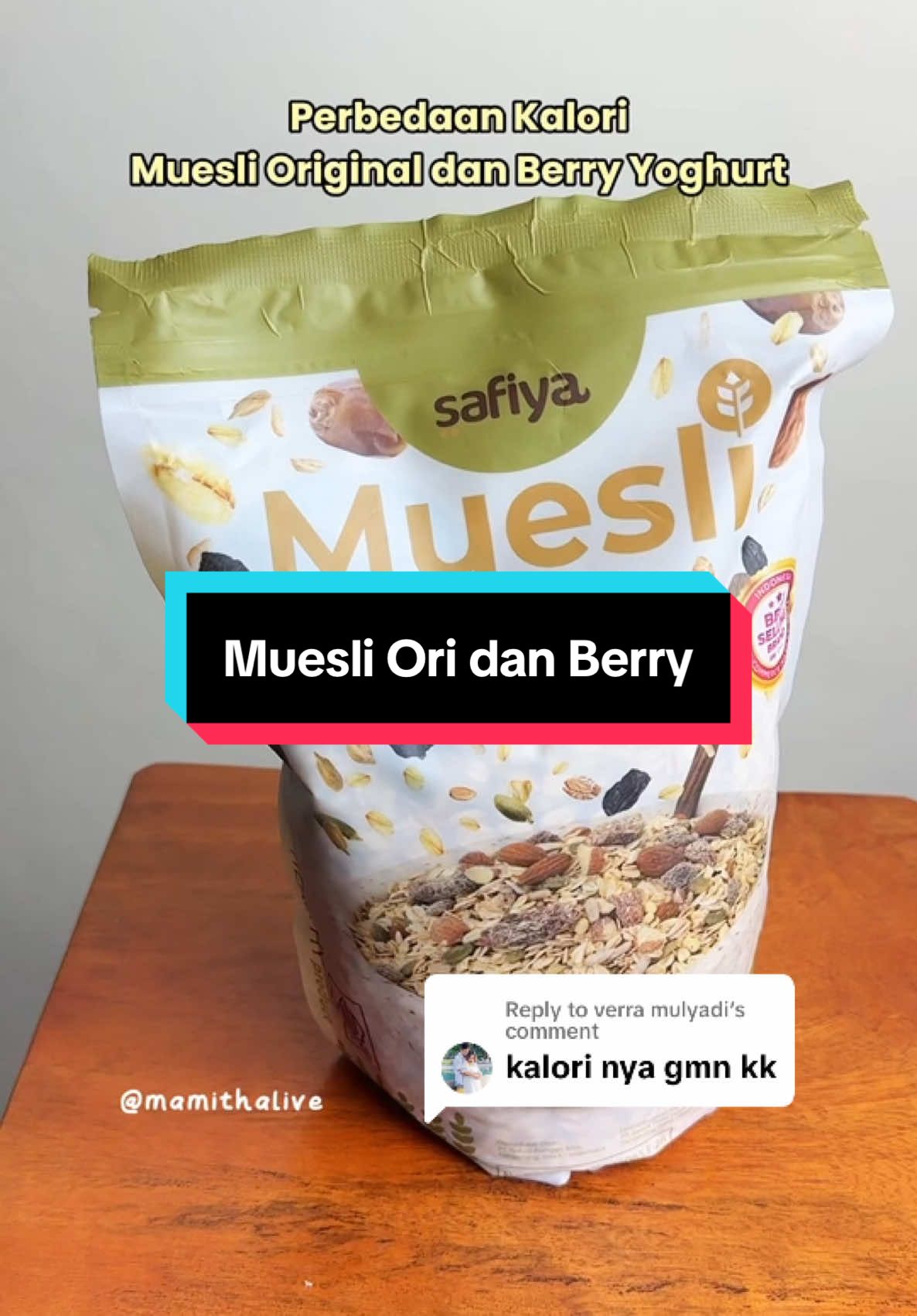 Replying to @verra mulyadi tidak jauh beda ya kak 🫶🏻💛 #mueslisafiya #muesli #sarapanpagi #sarapansimple 